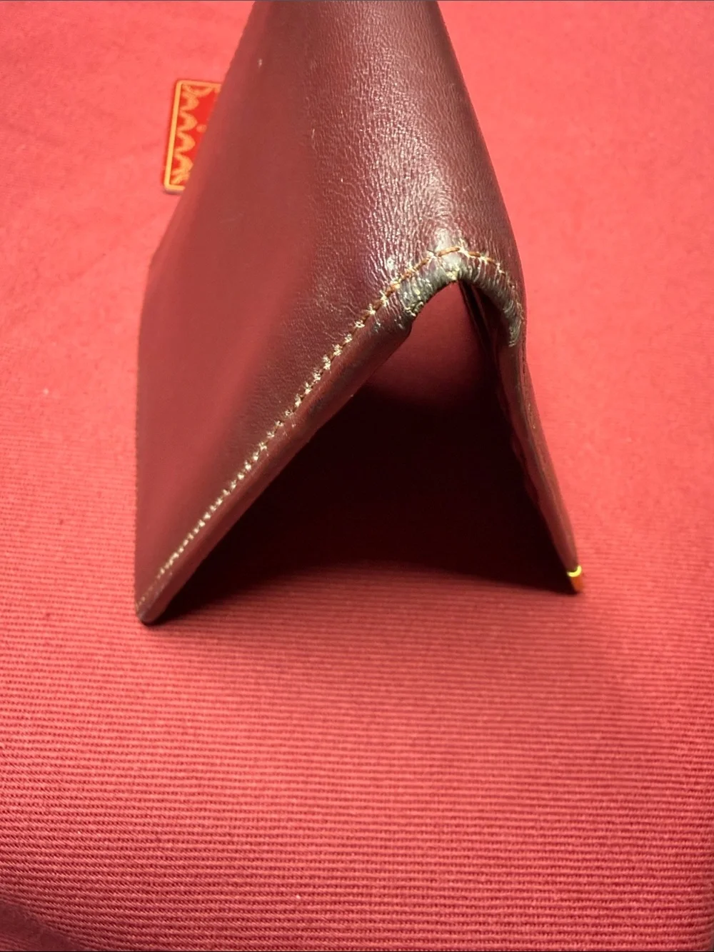 ✨ Cartier Bordeaux Leather Bifold Wallet ✨